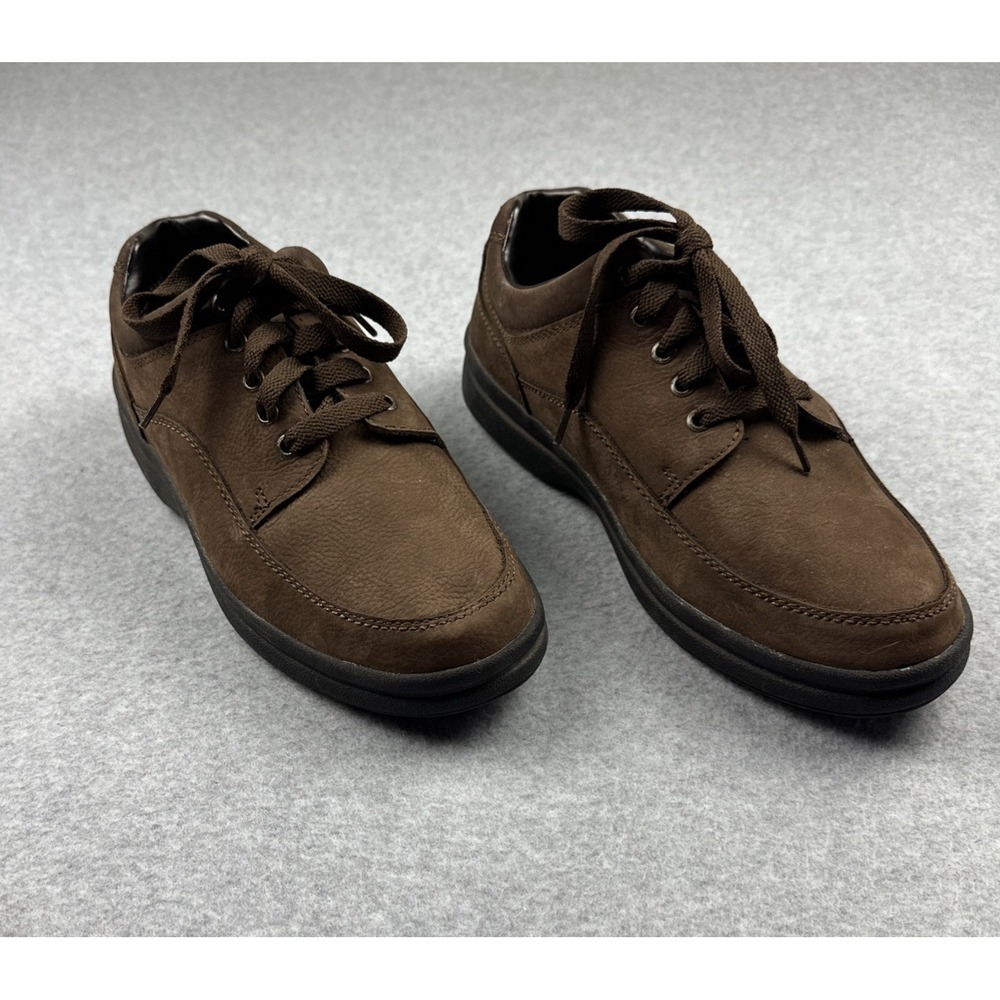 Thom McAn‎ Brown Leather Casual Lace Up Oxford Shoes Size 10.5W